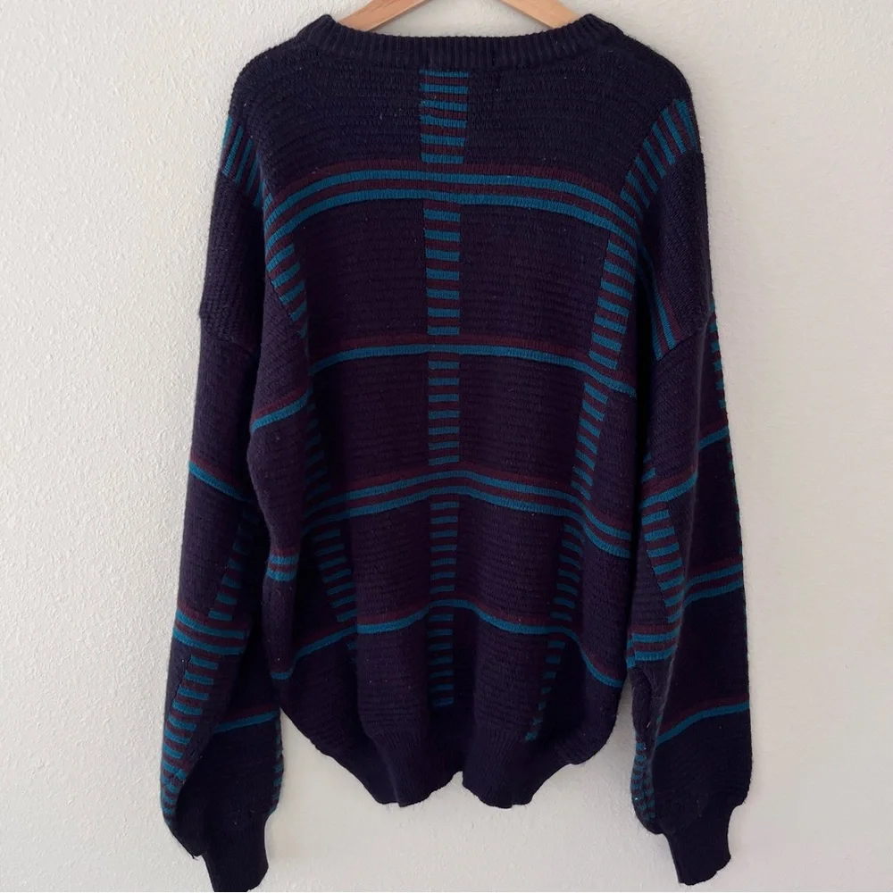 Uniform Code Mens Sweater Size XL‎ Coogi Style Grandpacore 90s Vintage